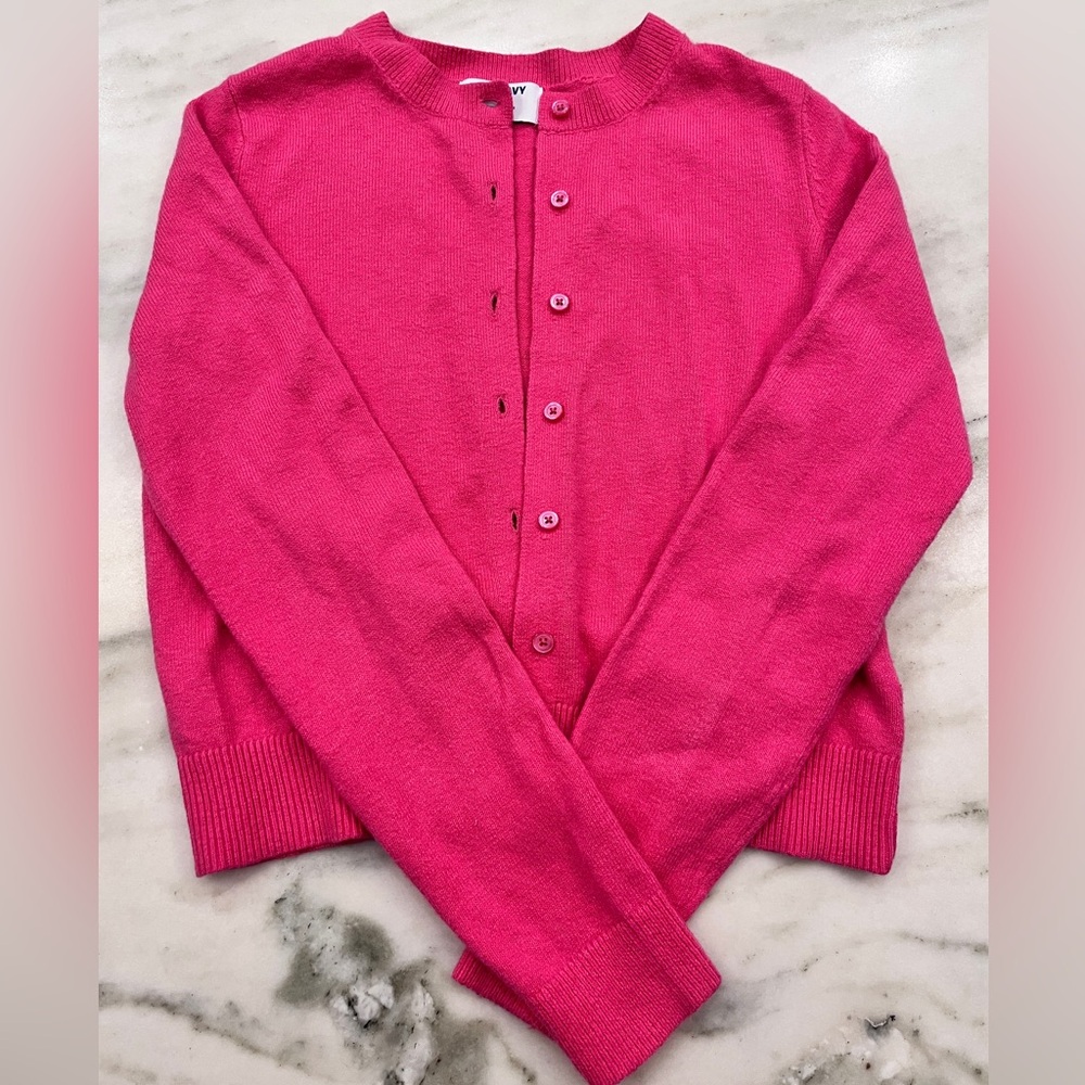 Old Navy Women's Bright Pink Cardigan
